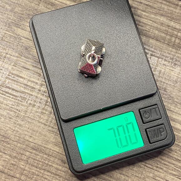 Vintage 925 Sterling Pot & Piddle Old English Pub Opens w/ People Pendant Charm - Picture 6 of 6